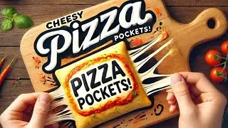 Homemade Pizza Pockets | Easy & Cheesy Snack Recipe🍕 #easyrecipe #viral #viralvideo 