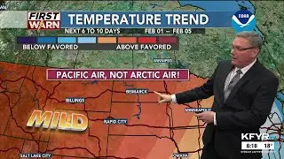 KFYR First News at Six Weather - 1/26/2026