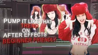Pump It Like That Trend On After Effects Tutorial Beginner Friendly | PJF at 200 likes