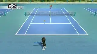 Wii Sports Tennis - Training Returning Balls (Platinum Medal)