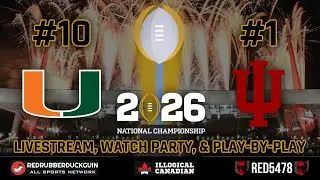 Miami vs Indiana | 2026 College Football Playoff National Championship Livestream