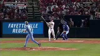 Creighton Baseball vs. Arkansas Highlights - 6/1/25