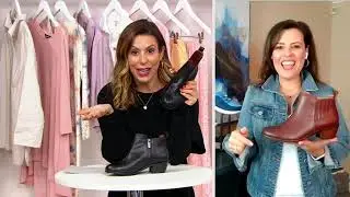 Vionic Leather Ankle Boots - Bethany on QVC