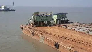 Amanat Shah ferry । আমানত শাহ ফেরি কে কিভাবে তোলা হচ্ছে দেখুন । Ferry tuler video