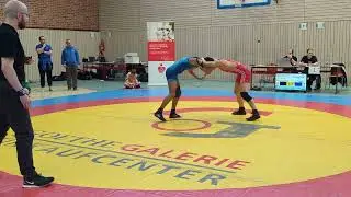 WRESTLING/RINGEN. Sparkassenpokal 1.12.2024 Jena.AJ, 55 kg. Phi Long Sven Nguyen - Maisam Zafar