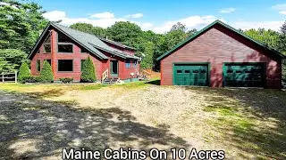 Maine Cabins On 10 Acres | China Lake | ME Real Estate | Summer Cottages Maine On Pond | 425