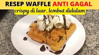 Resep waffle enak dan mudah di jamin anti gagal #resepwaffle #waffle #resepcroffle