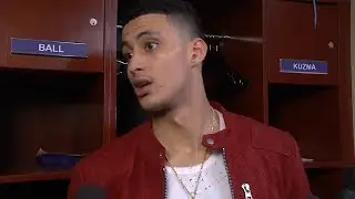 Kyle Kuzma Postgame Interview / LA Lakers vs Bucks