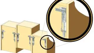Traser 6 Rapid - Adjustable Wall Mounted Cabinet Hanging Bracket - From HPP