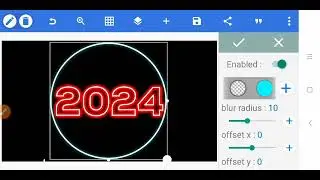 Create a neon effect in Pixellab