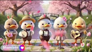 Traditional & Modern Fusion: Relaxing Shamisen, Synth bass Music for Focus and Work | ahirumusic