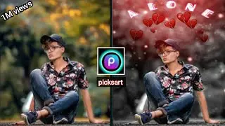 Broken Alone concept Photo editing Tutorial | |  Alone Photo editing Picksart