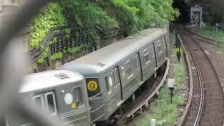 MTA NYCT Subway: R68A (Q) Train @36th St/ 4th Avenue  Portal
