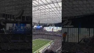Inside Allegiant Stadium At Halftime. #lasvegas #allegiantstadium #nfl #raiders