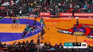 CHARLOTTE HORNETS complete horse crap coaching vs. TORONTO RAPTORS 