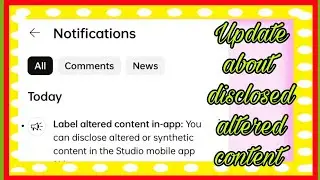 Labeling realistic altered content || YouTube course feature || Sir Jamshaid Technology