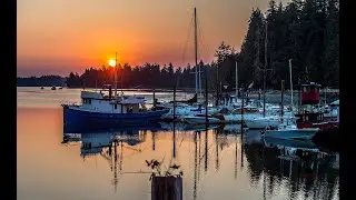 Another red sunrise on the Key Peninsula