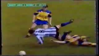 1992-93 Sheffield Wednesday 1 Derby County 0 - FA Cup 6th Round Replay - 17/03/1993