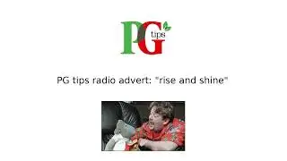 PG tips radio advert: 