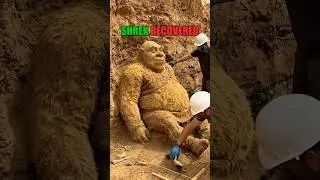 They Dug Up a &ldquo;Swamp Ogre&rdquo; Statue Like It Was an Ancient Relic 😳 #shorts
