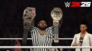 WWE 2K25 - How To Do a Double Title Match