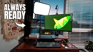 Small Desk Setup for Big Productivity