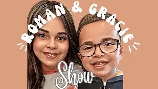 Making Pizza! Roman and Gracie show episode 3!