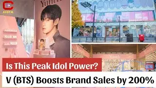 V (BTS) увеличил продажи своего бренда на 200% &mdash; это пик могущества айдолов? - Новости ACNFM