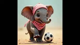 &ldquo;Tiny Trunks & Big Kicks! 🐘🦶⚽🎉&rdquo;