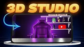 Create 3D Studio on Mobile FREE 😱 | No App, No 3D Object