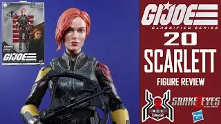 Обзор фигурки GI Joe Classified Series 20 SCARLETT Snake Eyes из фильма Origins