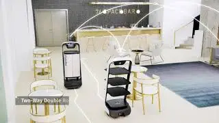 PuduBot уже здесь, в Австралии. Робот-официант Pudubot.