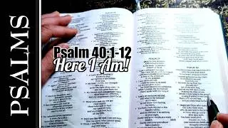 Here I Am! - Singing Psalm 40:1-12 Scripture Song