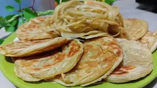 ROTI CANAI TANPA TELUR, IRIT MINYAK || ROTI CANAI EKONOMIS