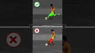Power Shot Tutorial ⚽🥵❤️#football #footballskills #powershot #soccer #shorts