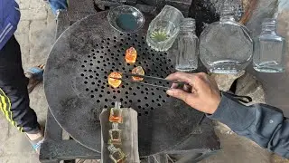 BROKEN GLASS SCRAP RECYCLING PROCESS