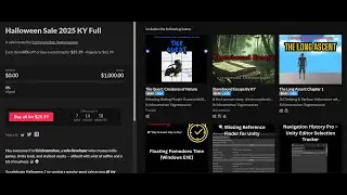 🎃 Halloween Sale 2025 &ndash; 60% OFF All Games, Unity Tools & Assets by KY! 👻 | 8 Days Only!