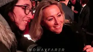 Anne-Sophie LAPIX &agrave; l'avant premi&egrave;re du film BABYLON (avec Brad Pitt) Paris, Le Grand Rex 14.01.2023