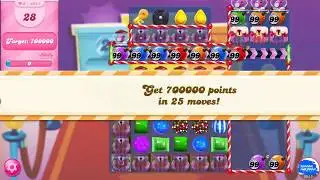 Candy Crush Saga 4917 First Try Gold Level ⭐⭐⭐