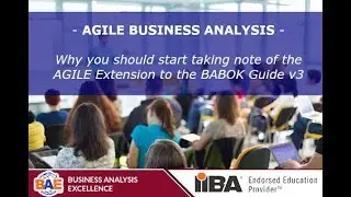 Agile Business Analysis - What is the Agile Extension and why does it matter?