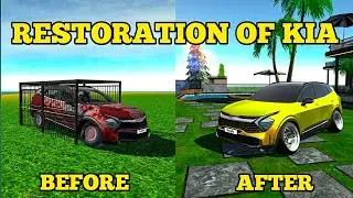 Restoration Of Abandoned Kia Sportage | Car Simulator 2 | New Update 