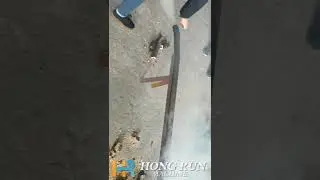 Biomass briquette machine, mechanism charcoal machine customers visit the trial machine