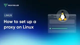 Step-by-step proxy settings in Linux