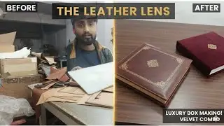 Premium Feel): Making of Premium Leather Photo Album Box | Velvet Cover Combo 2026 Trends
