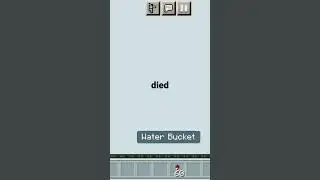 DIED #PLAYINGMINECRAFT