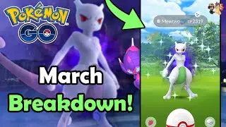 MARCH 2024 EVENT BREAKDOWN in Pok&eacute;mon GO! | Community Day, Raids, Giovanni & Spotlight Hours!
