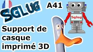 Support de casque imprim&eacute; en 3D