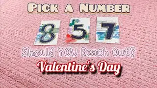 ✨💌Should YOU Reach Out For Valentines Day?💌✨Pick a Card Love Reading Pick a Number