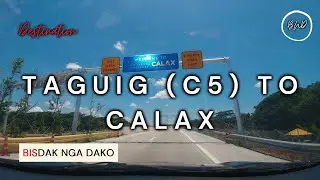 Taguig City ( C5 ) Metro Manila to CALAX | Driving Tour | Philippines