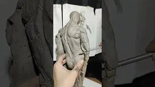 Estudando o corpo humano Escultura tradicional em clay